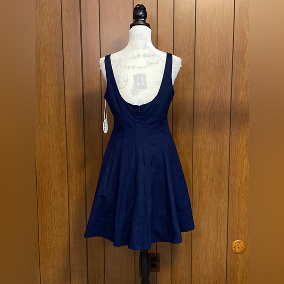 Staud Wells Corset Poplin Mini Dress size 10 - Picture 8 of 12